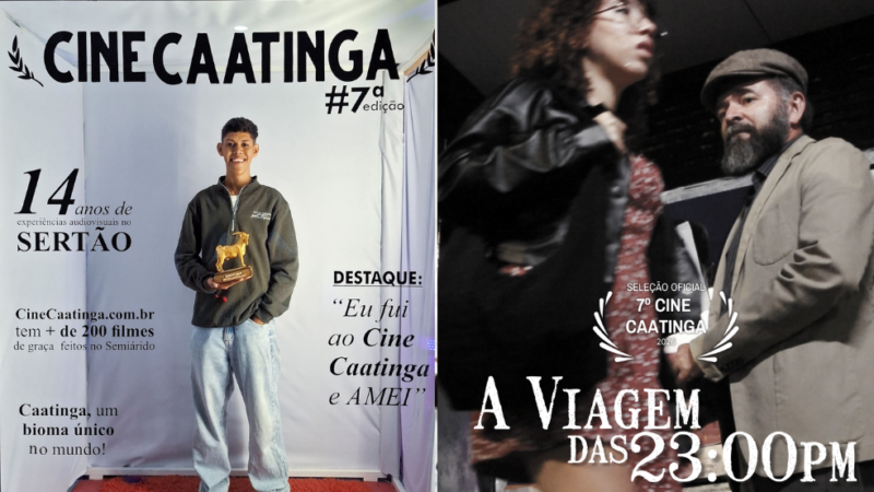 Estudante da UFPB vence prêmio no Festival Cine Caatinga