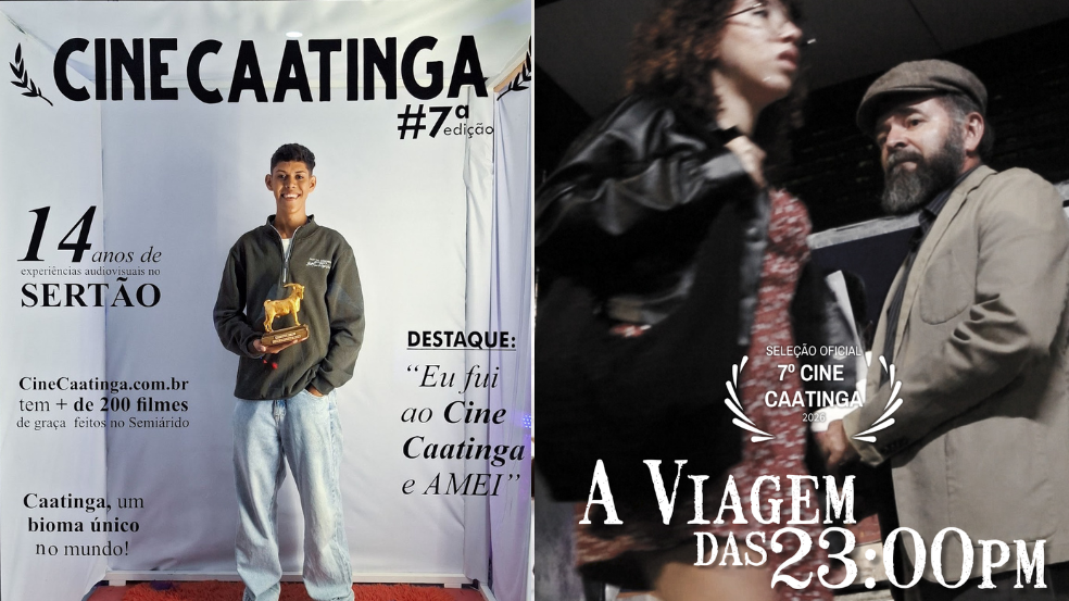 Estudante da UFPB vence prêmio no Festival Cine Caatinga